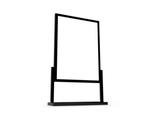 Neon Sign Box 3D Illustration Mockup Scene