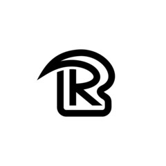 Fototapeta premium letter R initial monogram logo icon vector template