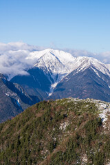観音岳からの眺望　仙丈ヶ岳　南アルプス