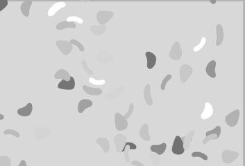 Light Silver, Gray vector template with memphis shapes.
