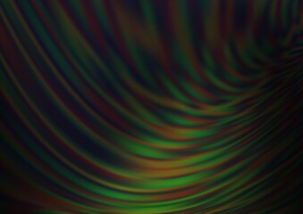 Dark Green vector blurred bright background.