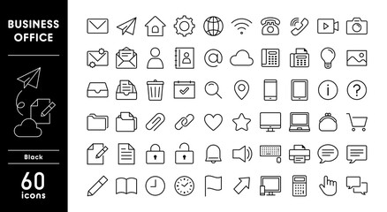 ビジネスのアイコンセット