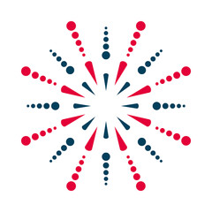 colorful fireworks burst