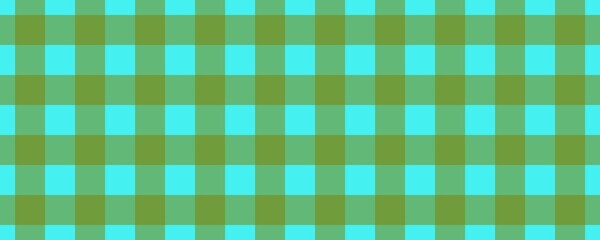 Banner, plaid pattern. Cyan on Olive color. Tablecloth pattern. Texture. Seamless classic pattern background.