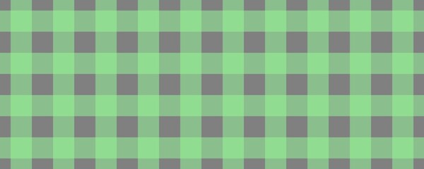 Banner, plaid pattern. Grey on Pale Green color. Tablecloth pattern. Texture. Seamless classic pattern background.
