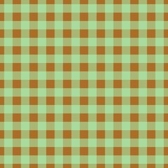 Plaid pattern. Brown on Mint color. Tablecloth pattern. Texture. Seamless classic pattern background.