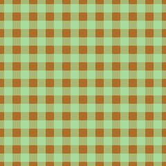 Plaid pattern. Brown on Mint color. Tablecloth pattern. Texture. Seamless classic pattern background.