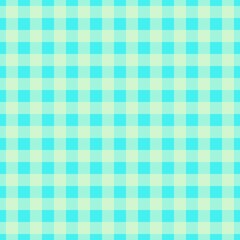 Plaid pattern. Cyan on Beige color. Tablecloth pattern. Texture. Seamless classic pattern background.