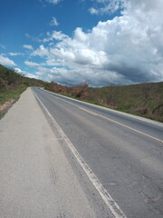 Beautiful landscape with mountains, 
hills,plateaus and valleys in the background