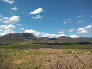 Beautiful landscape with mountains, 
hills,plateaus and valleys in the background