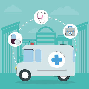 card of ambulance