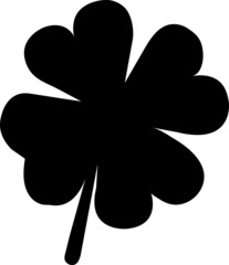 four leaf clover isolated