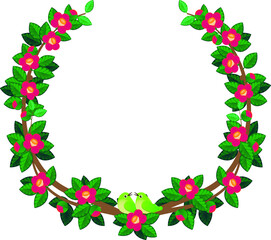 Camellia for document decoration Type B