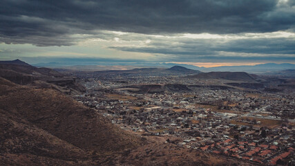 small town in the mountains