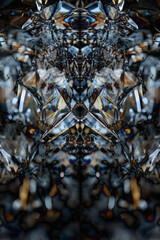 Double aluminum silver paper close up abstract modern background high quality big size print