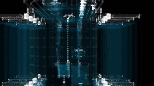 Electric power station of particles