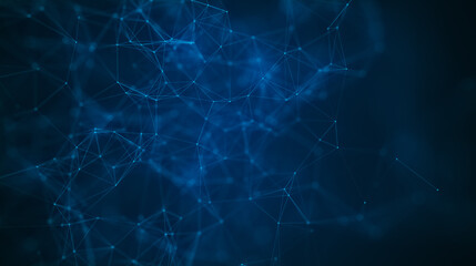 Plexus style background. High tech digital technology, global social media concept. Template for science and technology presentation.