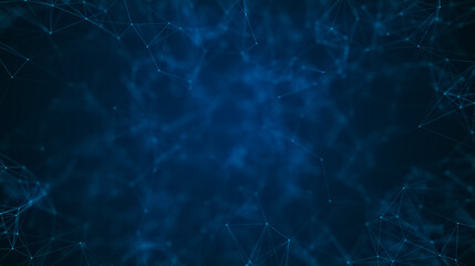 Plexus style background. High tech digital technology, global social media concept. Template for science and technology presentation.