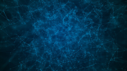 Plexus style background. High tech digital technology, global social media concept. Template for science and technology presentation.