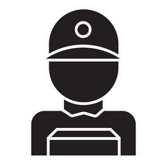 courier glyph icon