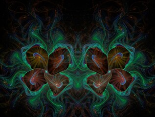 Obraz premium Imaginatory fractal abstract background Image