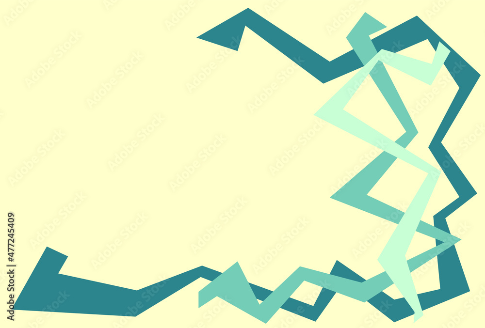 Poster minimalist presentation background with abstract polygonal lines pattern and some copy space area