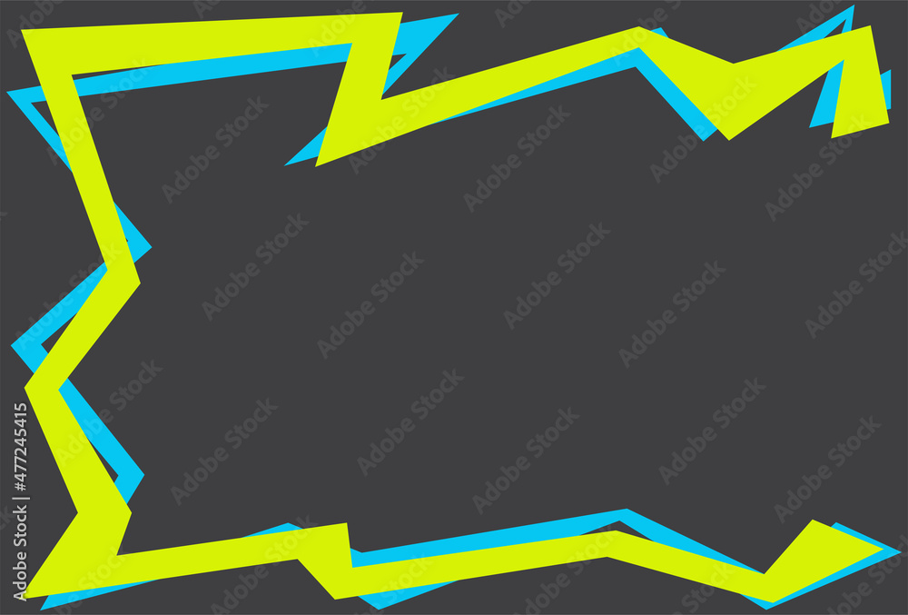 Poster minimalist presentation background with abstract polygonal lines pattern and some copy space area