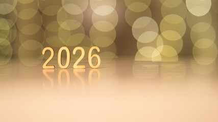 nowy rok 2026, napis, szczęśliwego nowego roku, happy new year, new year	 - obrazy, fototapety, plakaty