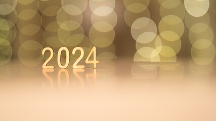nowy rok 2024, napis, szczęśliwego nowego roku, happy new year, new year	 - obrazy, fototapety, plakaty
