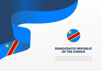 Republic of Congo independence day background poster for national celebration on August 15 th.
