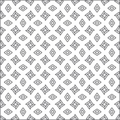 Vector pattern with symmetrical elements. Repeating geometric tiles from striped elements.Monochrome stylish texture.Black and
white pattern for wallpapers and backgrounds.