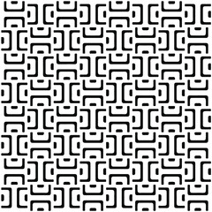 Seamless vector pattern in geometric ornamental style. Black  pattern.Design element for prints, backgrounds, template, web pages and textile pattern. Geometric art.