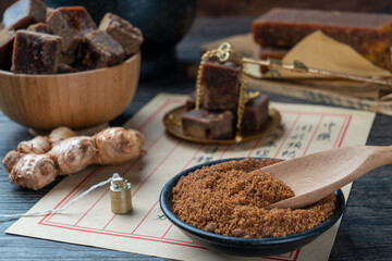 Brown sugar and prescriptions are on the table