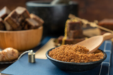 Brown sugar and prescriptions are on the table