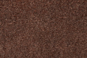 Fluffy brown color soft material