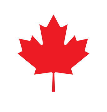 classic red maple leaf of canada