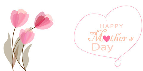 Pink flower background