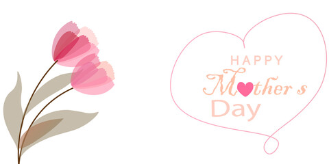 Pink flower background