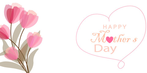 Pink flower background