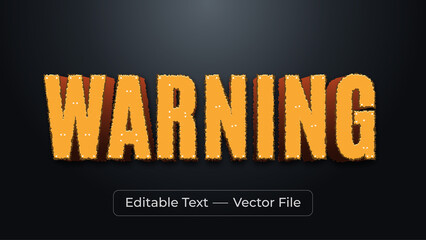 Modern 3d Text Effect EPS Premium Look