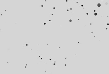 Light Silver, Gray vector texture with disks.