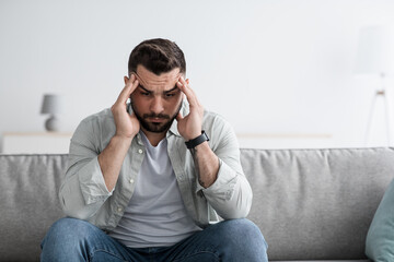 Dramatic lifestyle, migraine, middle age crisis, bad feeling, health problems