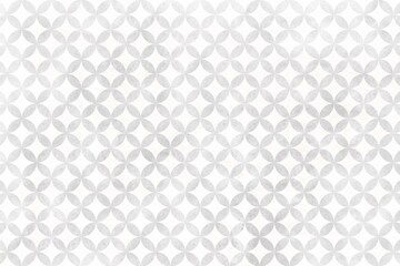 七宝柄の背景素材　銀色　和柄　和紙風テクスチャ　上品　タイル　白　ゴージャス　丸　日本の伝統的な柄