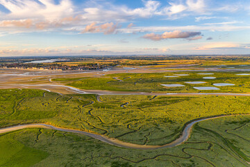 Survol de la baie de somme