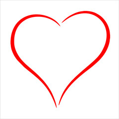 Heart icon . Simple heart , love logo. Love icon sign. Heart icon vector, Love Hearts, Heart icon vector isolated on white background. Heart icon art. Heart icon eps. Heart icon Image.