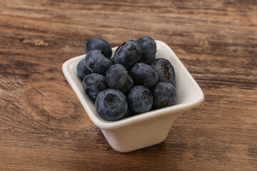 Ripe sweet tasty blueberries heap