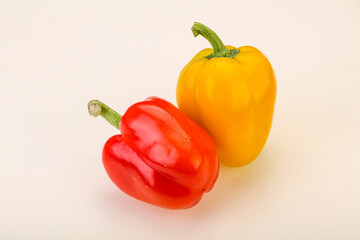 Ripe sweet Bulgarian bell pepper