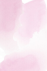 Abstract watercolor pink hand drawn background