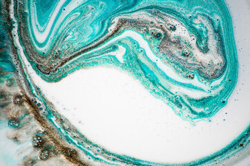 Treasury of art. Swirls of marble. Abstract fantasia with golden powder. Extra special and luxurious- ORIENTAL ART. Ripples of agate. Natural luxury.