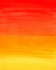 hand drawn watercolor abstract orange yellow background with texture